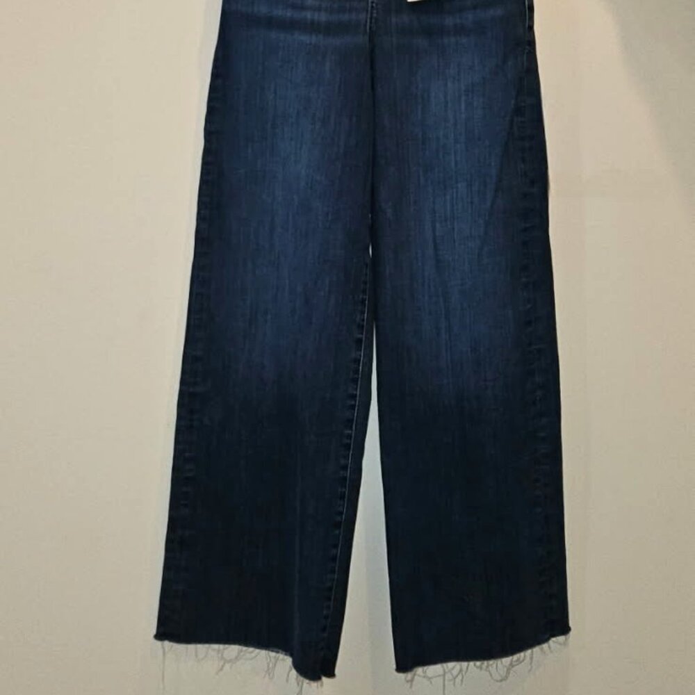 Frame Le Slim Palazzo jeans, fitted hip, high-rise, wide-leg sz 25 NEW w/tags - Picture 4 of 14